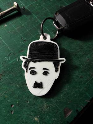 Charlie Chaplin Key Fob
