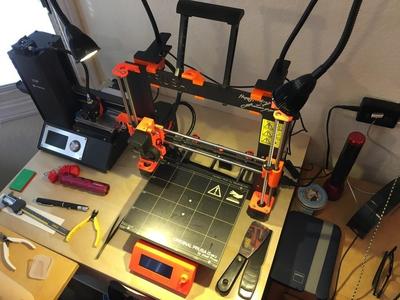 Clamp Lamp Block for Prusa i3 Mk2