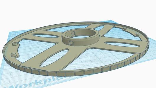 Overture cardboard spool adapter for Bambu AMS