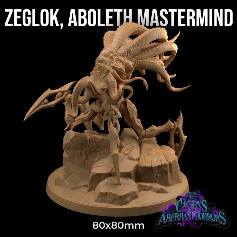 Zeglok, Aboleth Mastermind| PRESUPPORTED | The Caverns of Aberrant Horror