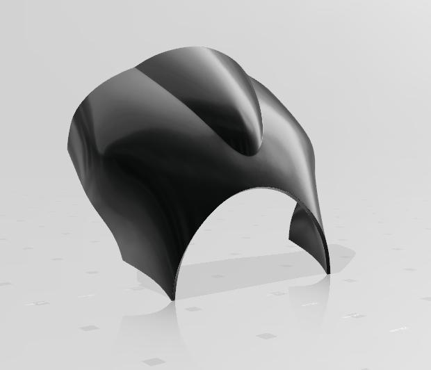 Motorcycle windshield