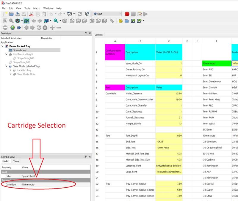 Configuration Table Driven Loading Blocks