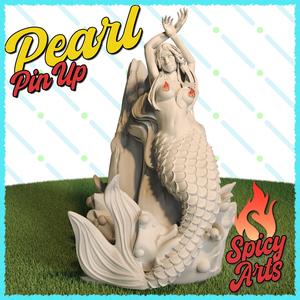 Pearl - (NSFW) Mermaid Pose 3 Topless