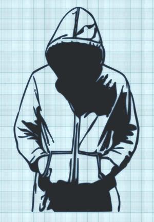 HOODIE GUY - WALL ART