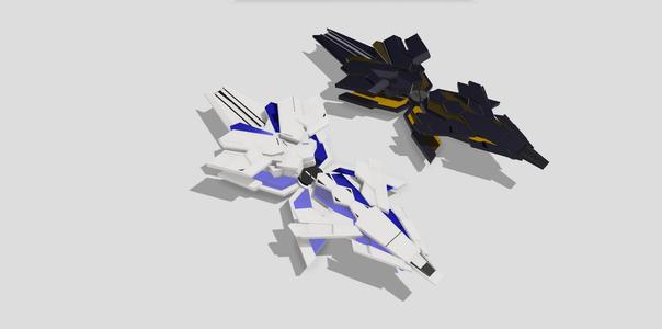 Unicorn / Banshee Norn Gundam Shield articulated