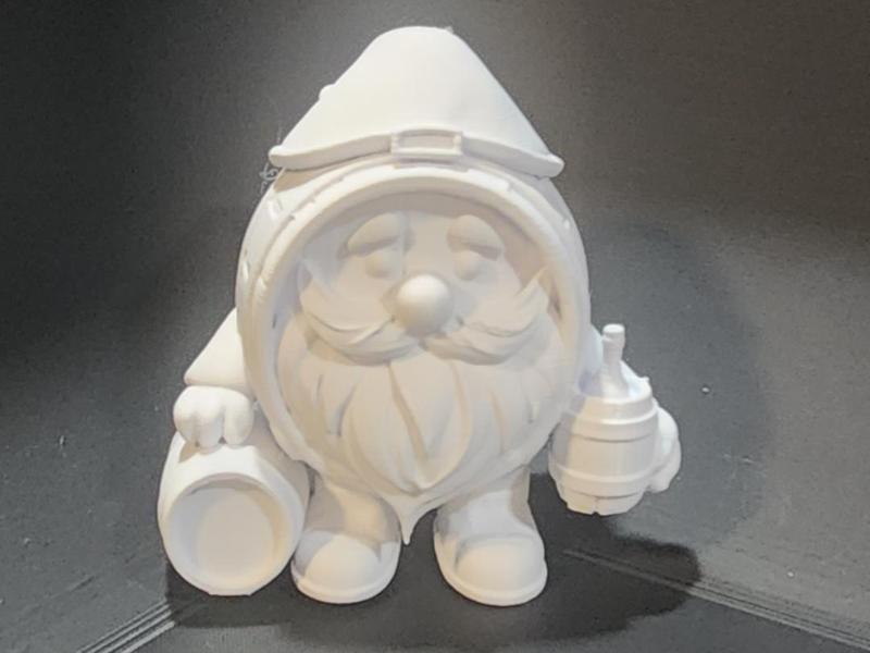 Garden Gnome Wine Barrel
