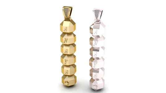 A N A Y A GOLD PENDANT  3d printable model