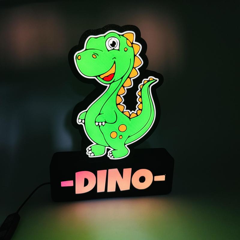 Dino 1/4 led lamp( 3mf for Bambu ams)