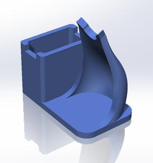 Wood iron holder with storage