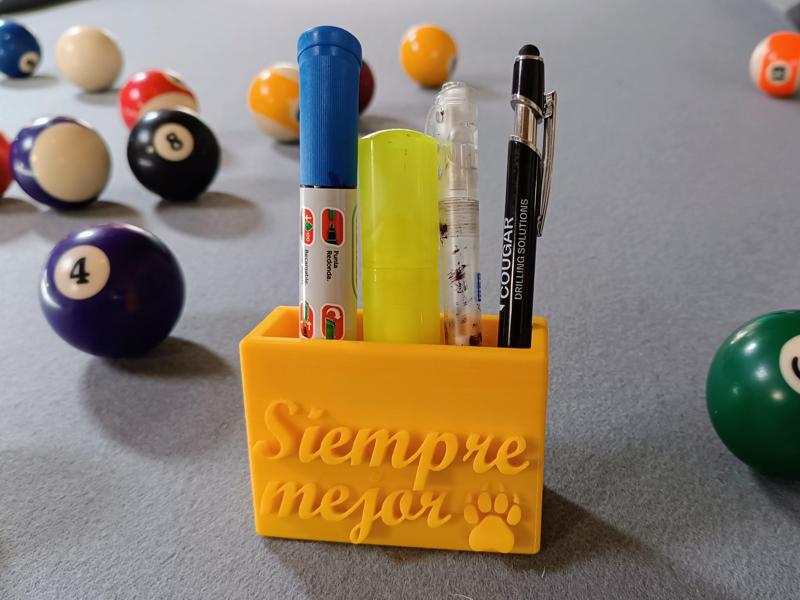 Pencil holders cubscout - Portalápices de Lobatos - Siempre Mejor - Scout