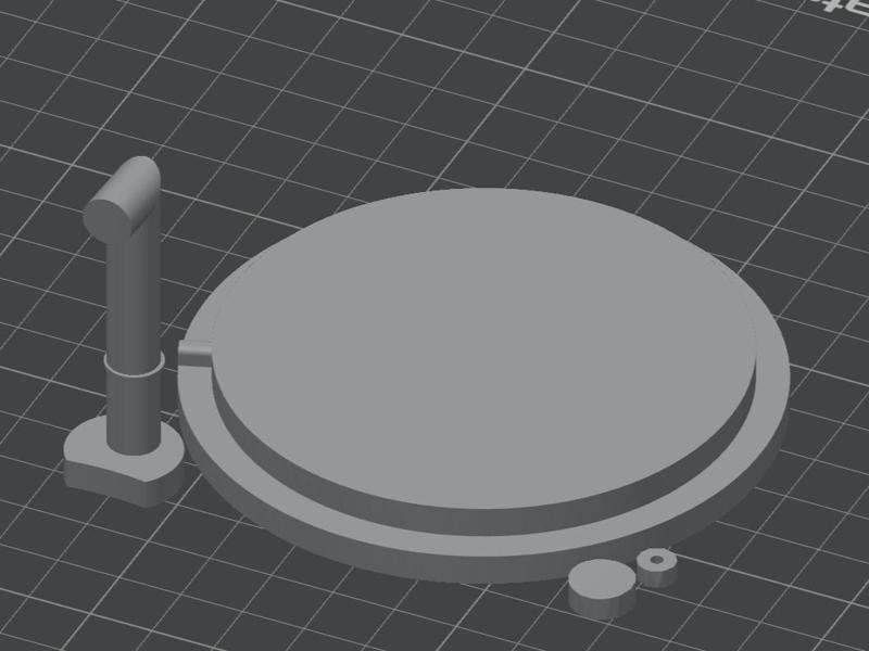 Wargames Oil tank from Bambu Labs Spool Core