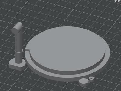 Wargames Oil tank from Bambu Labs Spool Core