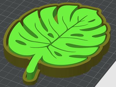 palm leaf soap dish