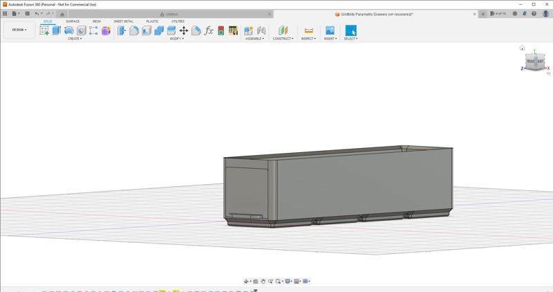 Gridfinity Parametric Drawers