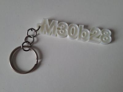 BMW M30b28 Keychain