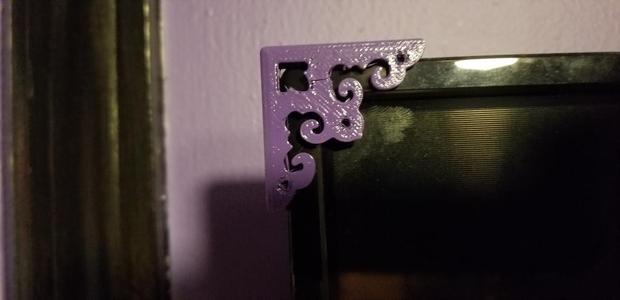 Decorative box TV corner trim/guard #4