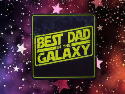 Glass Coaster Best_DaD_In_Galaxy
