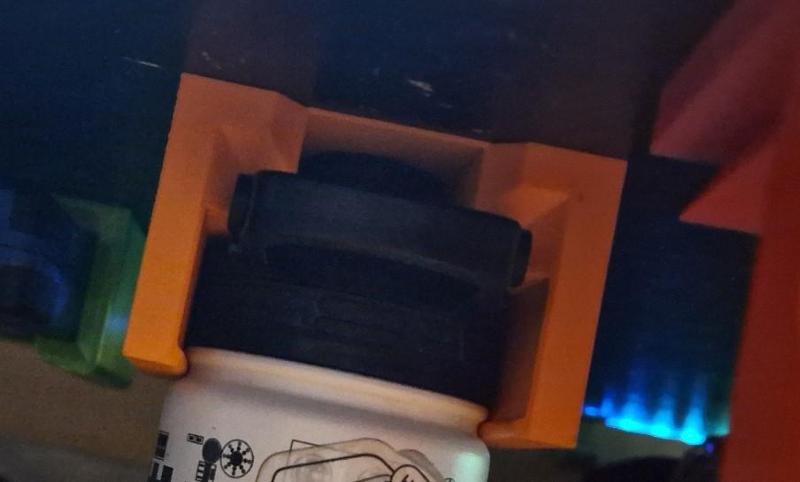 linustechtips water bottle under desk holder