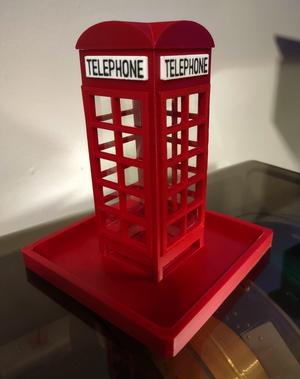 British Telephone Box Bird Feeder