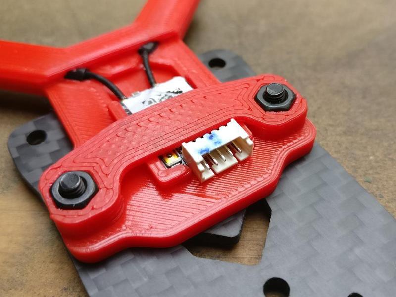 FrSky R-XSR Rear Mount Holder for AlfaRC Apache Drone Frame