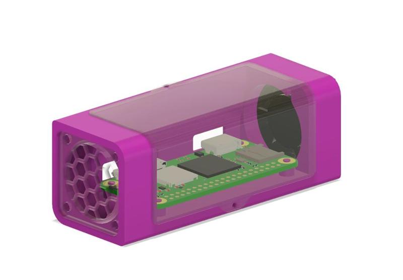 Raspy Zero Case - Cabinet - Raspberry