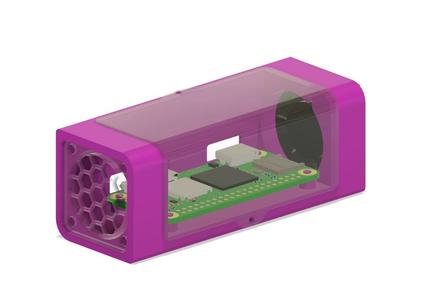 Raspy Zero Case - Cabinet - Raspberry