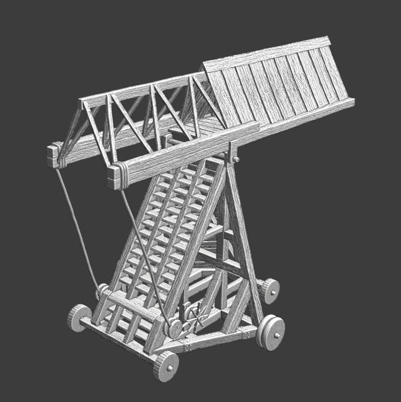 Medieval "Tunnel" siege tower