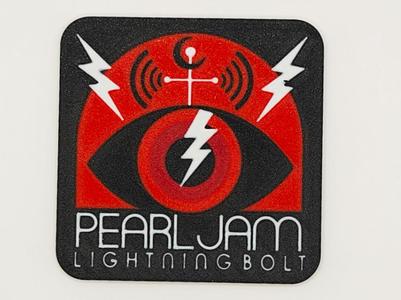 Pearl Jam Lightning Bolt Coasters