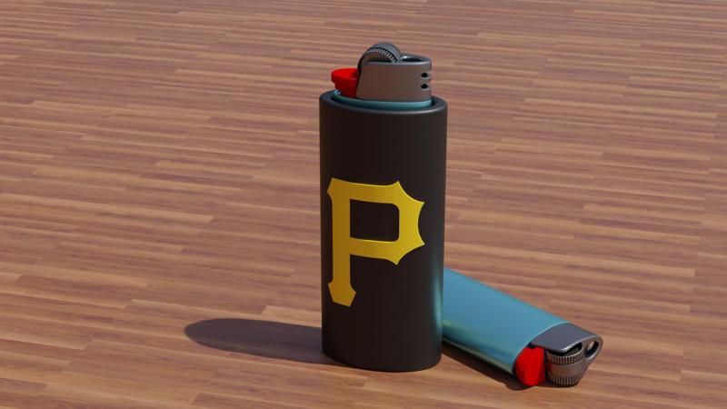 Pittsburgh Pirates Bic Lighter Case