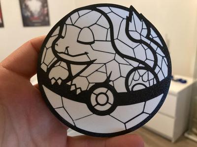 Charmander in pokeball coaster