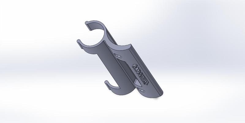 Bicycle inflator support accessory