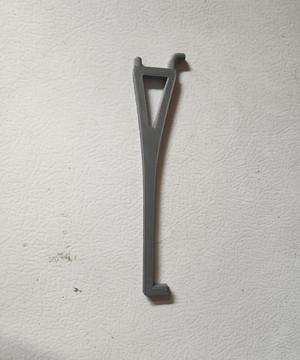Long hook for pegboard (1" holes, 6" length)