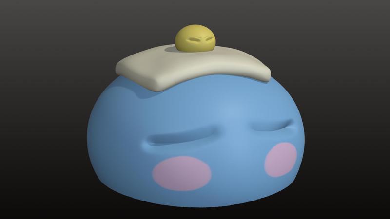 Rimuru Relaxed thermal slime without brackets