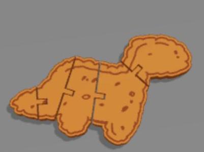 dino chicken nugget