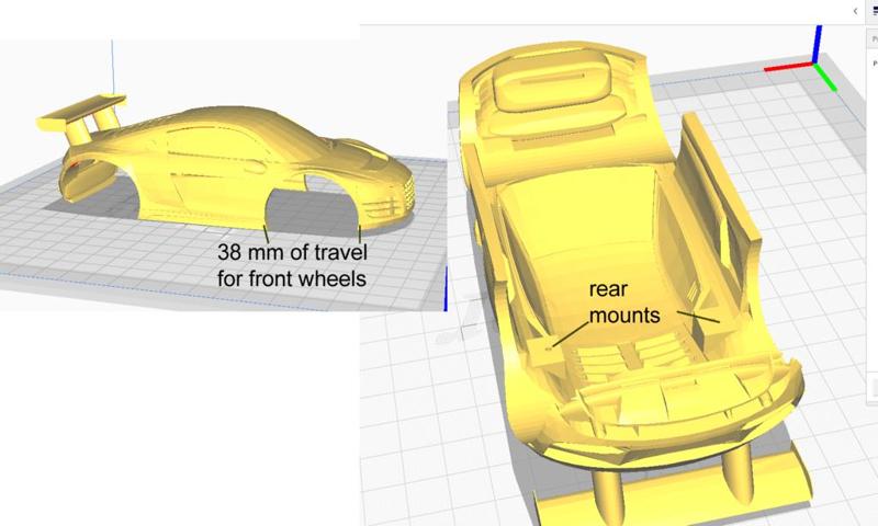 Open Z V16 Project R1 : Car Body 1  94mm