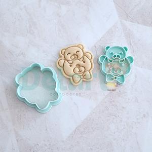 Father's Day teddy bear cookie cutter