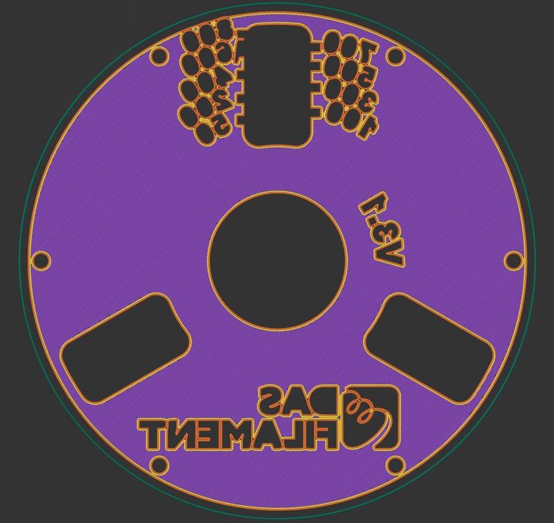 Master Spool Improved for Printability (Remix from "DasFilament")