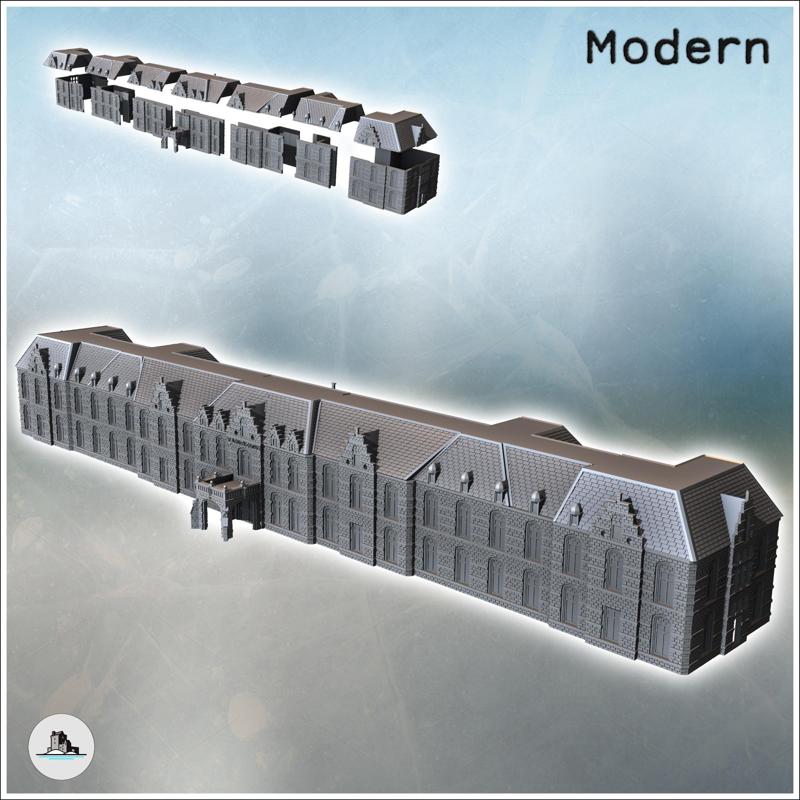 St. Elizabeth's Hospital (Arnhem, The Netherlands) - Modern WW2 WW1 World War Diaroma Wargaming RPG Mini Hobby