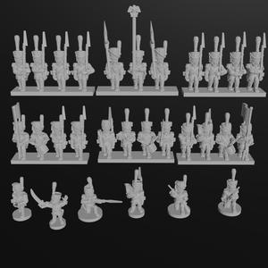 6-15mm French Light Infantry in Pre-Bardin Uniforms (1805-13) NAP-FR-32