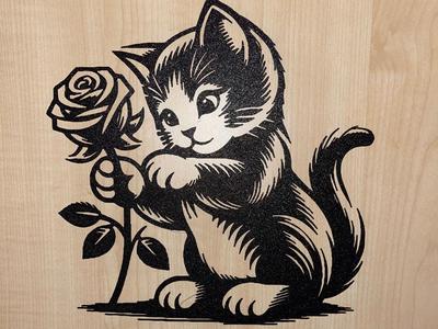 Cat wall decoration