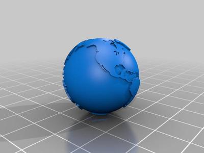 One Inch Hollow Earth Globe