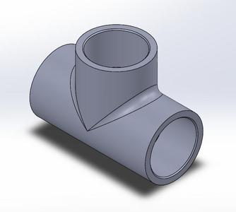 3/4" PVC Tee Sch 40 S-S-S