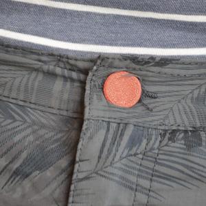 snap on button, no stitching no sewing
