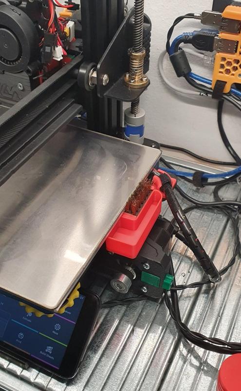 Kingroon KP3S Nozzle Cleaner and Purge Bucket