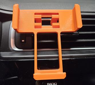 Simple phone holder for car vent
