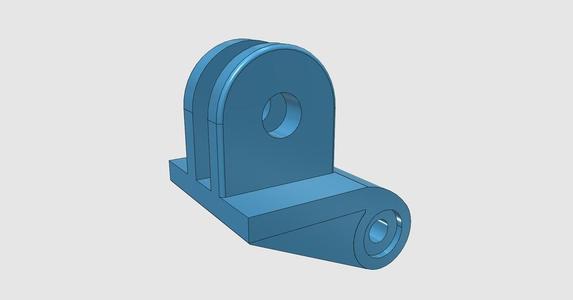 GoPro compatible mount for Live! Cam HD Sync