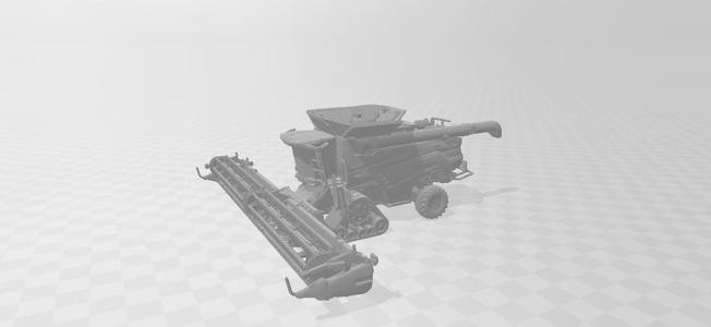 agco wheat harvester