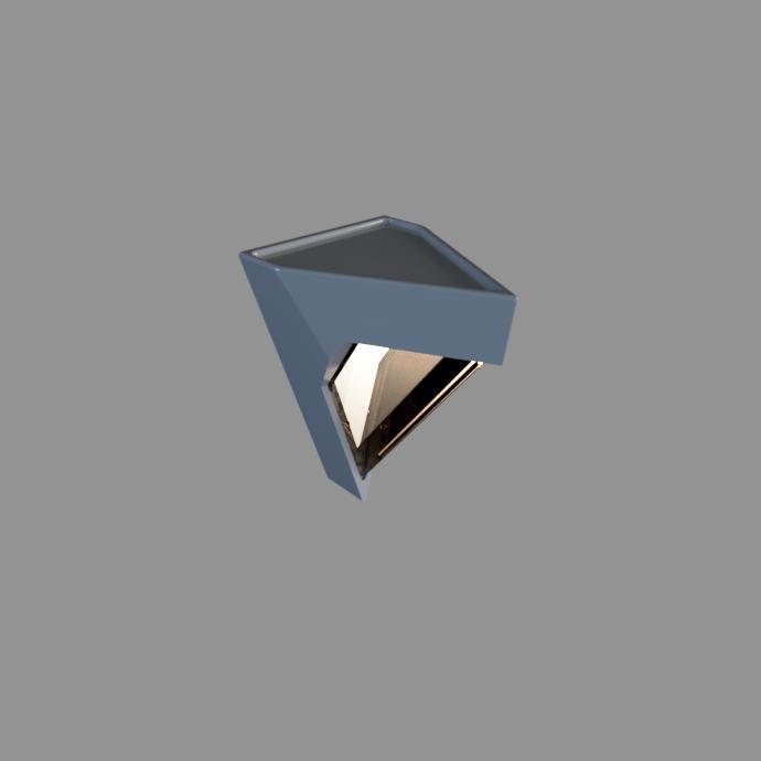 Figurine LED shelf FUTURISTIC