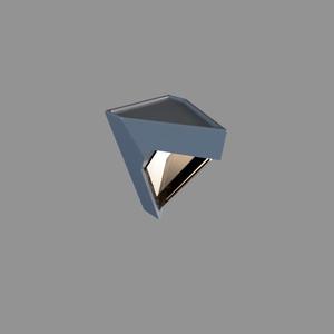 Figurine LED shelf FUTURISTIC