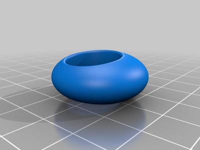 Excentric smooth ring